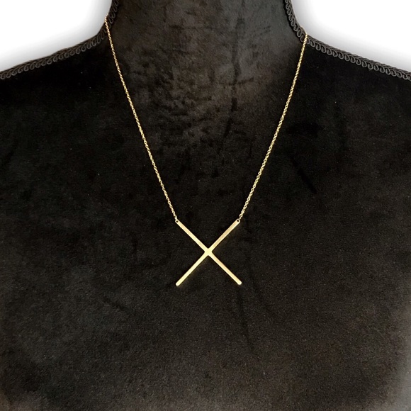 Jewelry - Gold Initial Pendant Necklace Letters A-Z